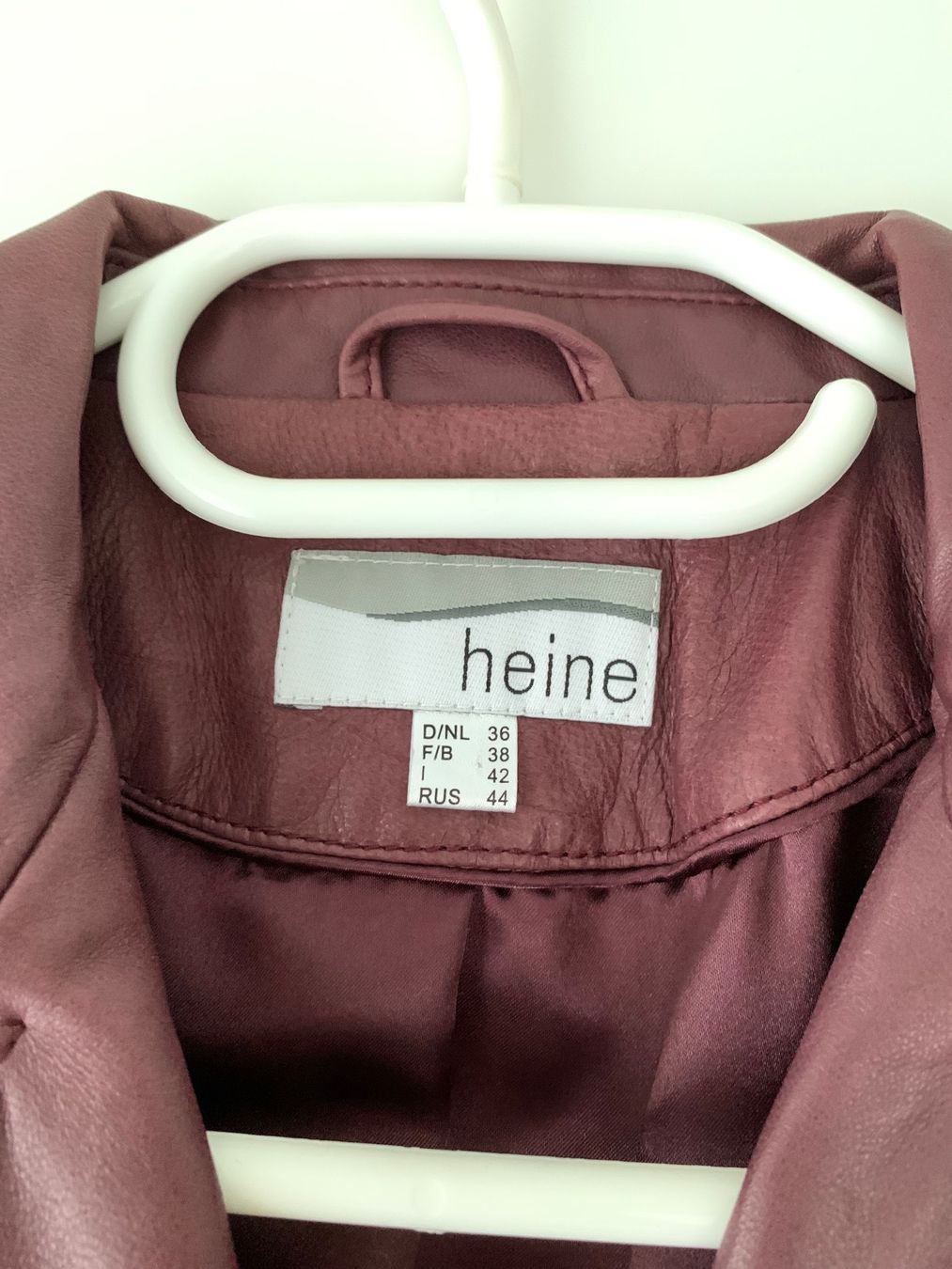 Heine Giacche: Lederjacke Damen – Usato da Waltenschwil venduto da Schmetterling2015 4