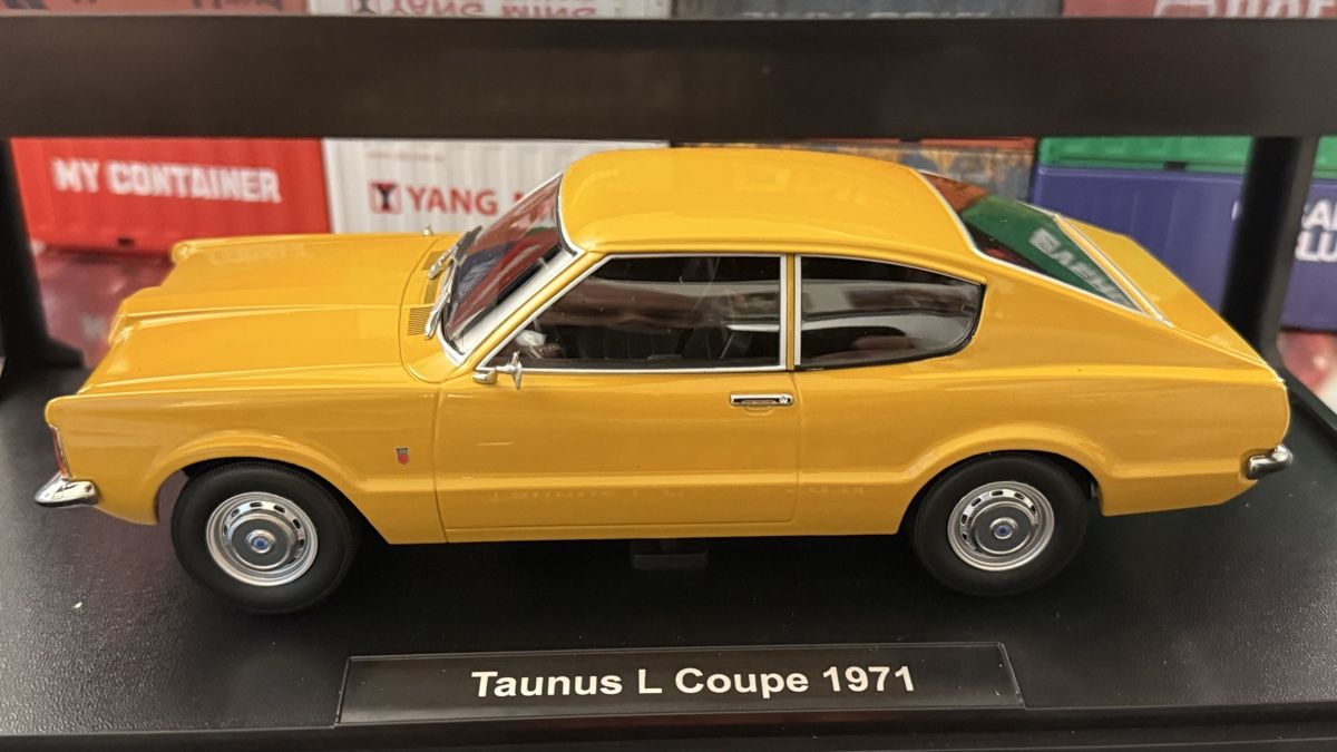 Ford Modellini d'auto: Ford Taunus L Coupe 1971  – Nuovo e nell'imballaggio originale da Basel venduto da Zomeg 7