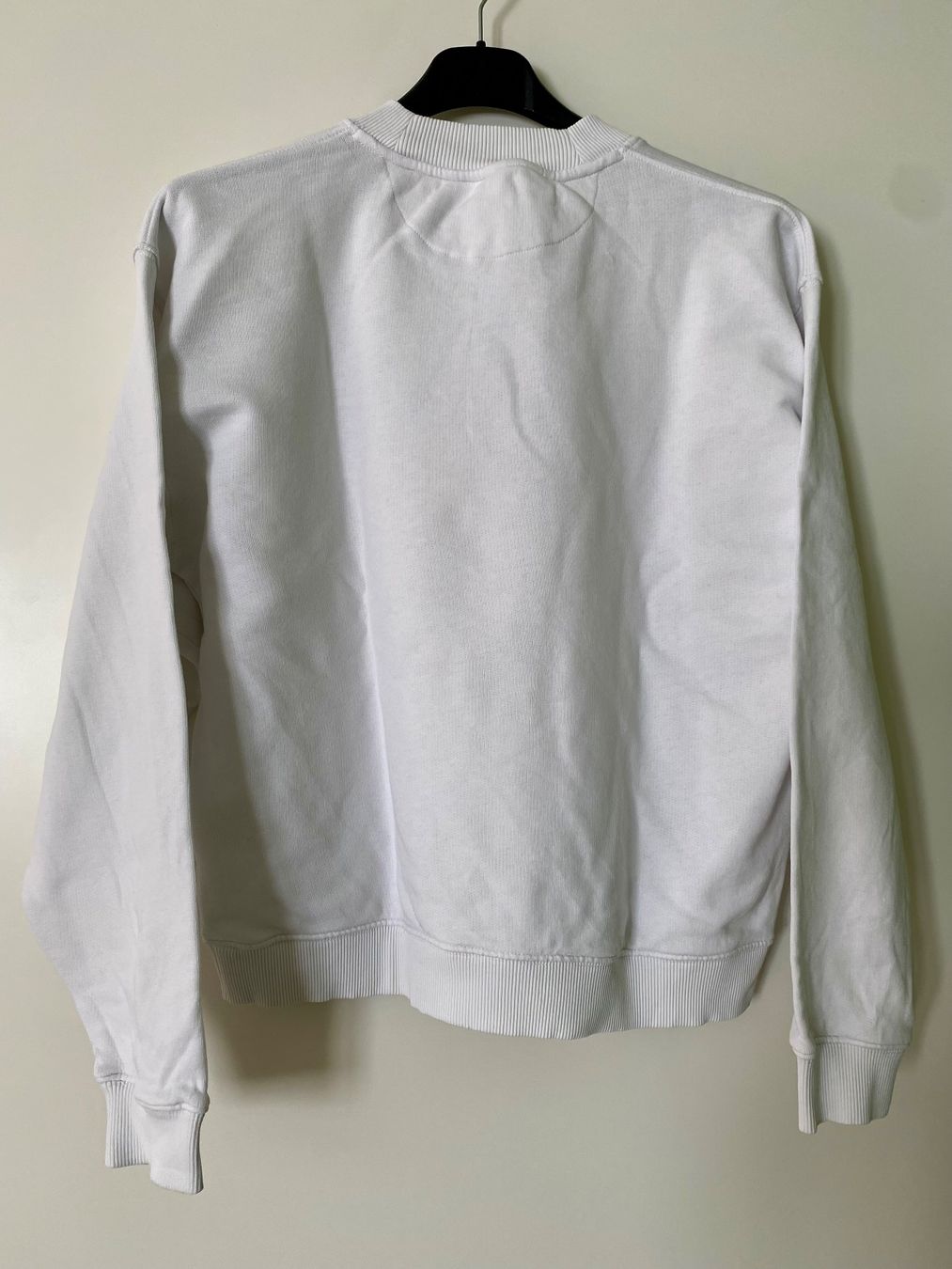 Maglioni & Felpe: Wrangler Sweater, Peace Zeichen, Weiss – Usato da Stadel b. Niederglatt venduto da sandart 2