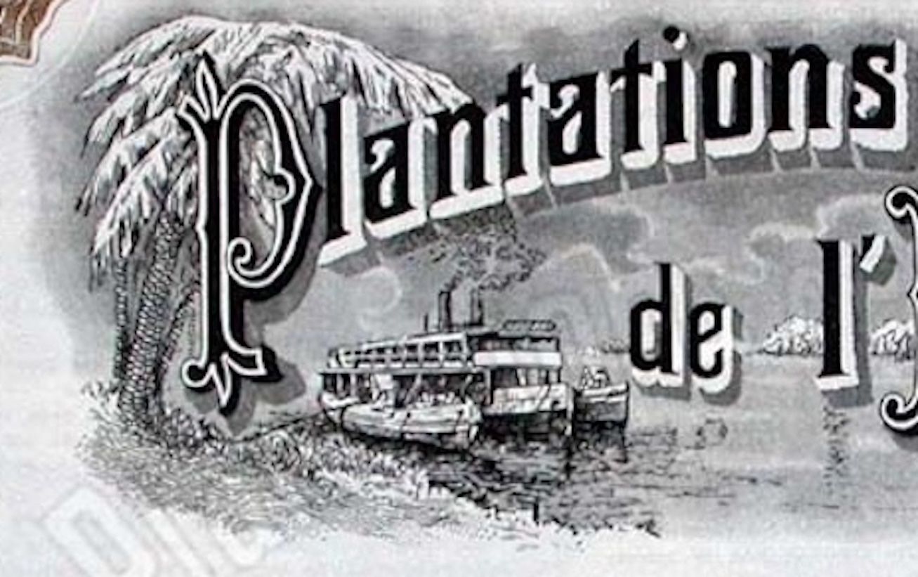 Dokumente: Plantations de l'Equatoriale SA, Anvers - 1927 – Gebraucht aus Solothurn von Sgasche 1