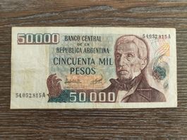 Argentinien 50'000 Pesos !!!!!