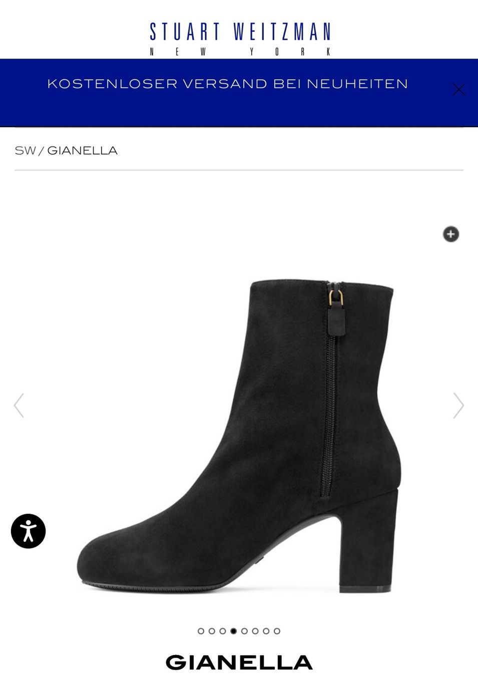 Stuart Weitzman Scarpe da donna: Stuart Weitzmann Ankle Boots Grösse 38 – Nuovo e nell'imballaggio originale da Schlieren venduto da ald_nvw7