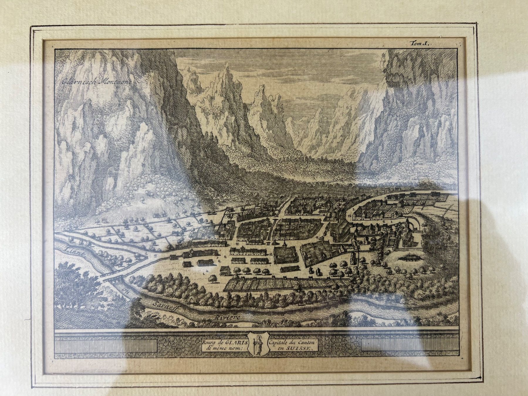 Incisioni: antiker Stich von Glarus 18.Jh. ? – Usato da Unterengstringen venduto da Gustav03 4