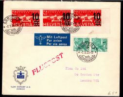 CH - Flugpost - Flugbrief 1937 nach London von Zürich