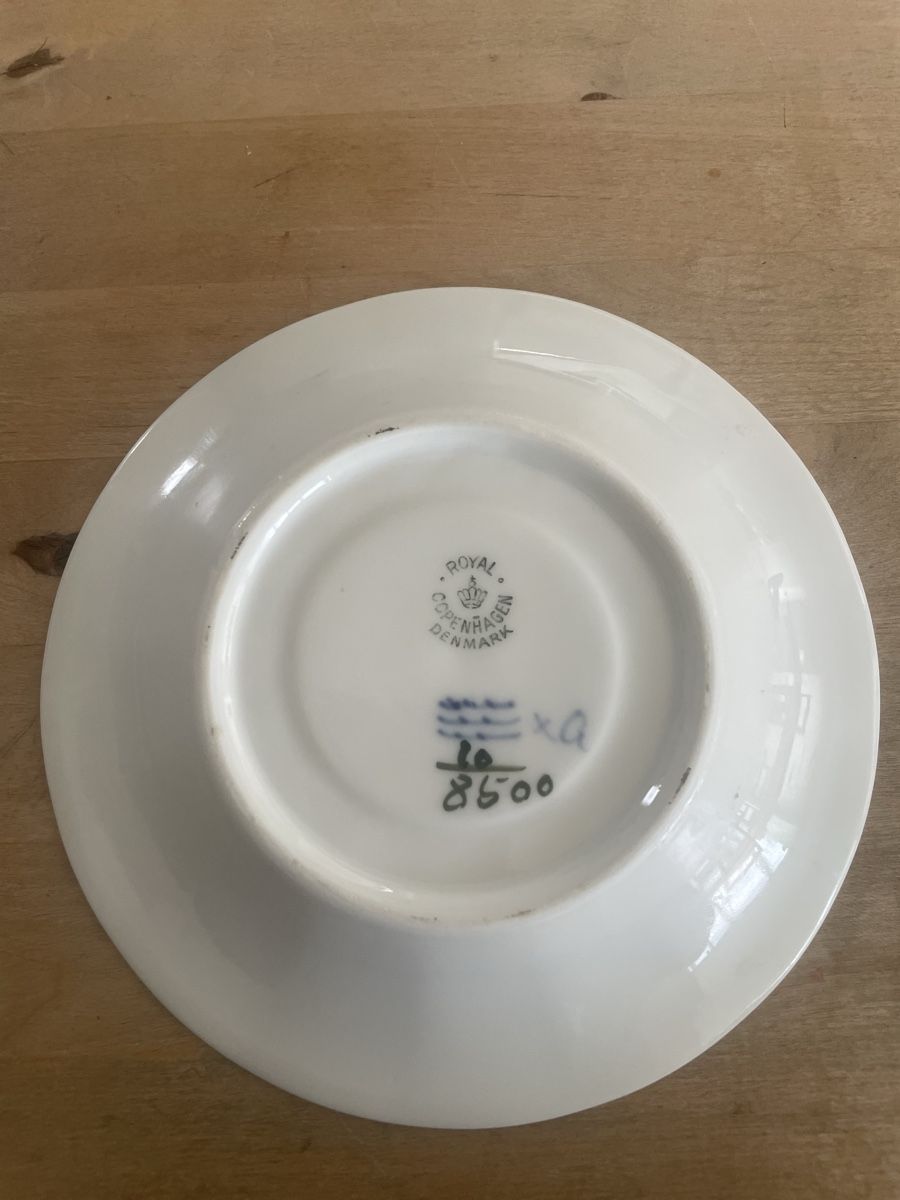Royal Copenhagen Assiettes: Saucer Royal Copenhagen Blue Elements good condition – D'occasion à Zürich par joh_89d8 1