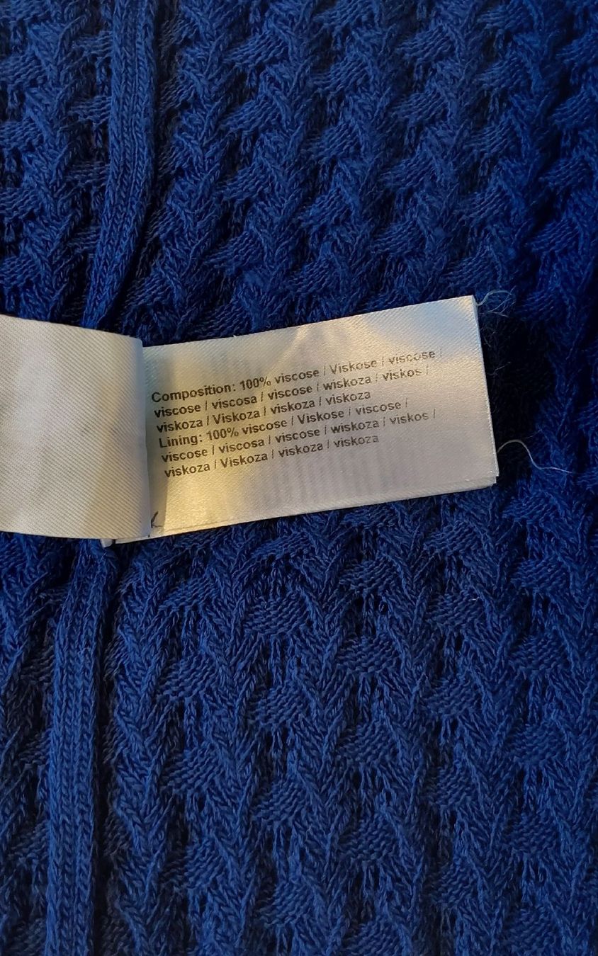 Ivko Vestiti: Strickkleid Ivko blau 38 – Usato da Köniz venduto da scopello12 7