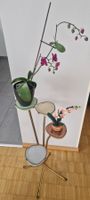Vintage Blumenständer mit 4 Ablagen aus  60er Jahren Messing