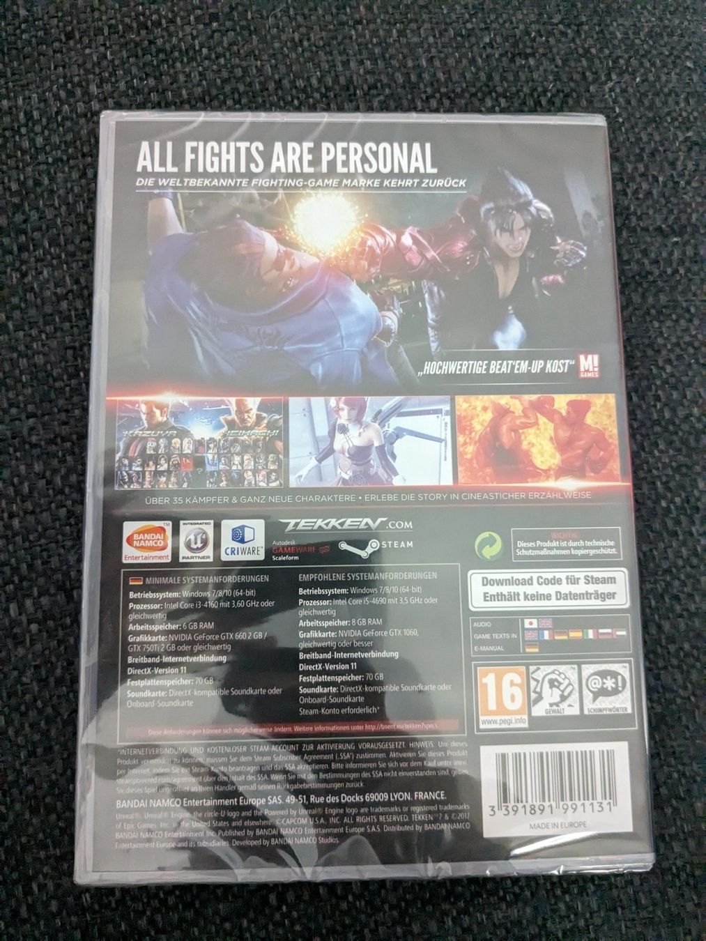 Microsoft Giochi: Tekken 7 - PC Game - Neu OVP Sealed – Nuovo e nell'imballaggio originale da Hünenberg See venduto da SpecialEditionGaming 1