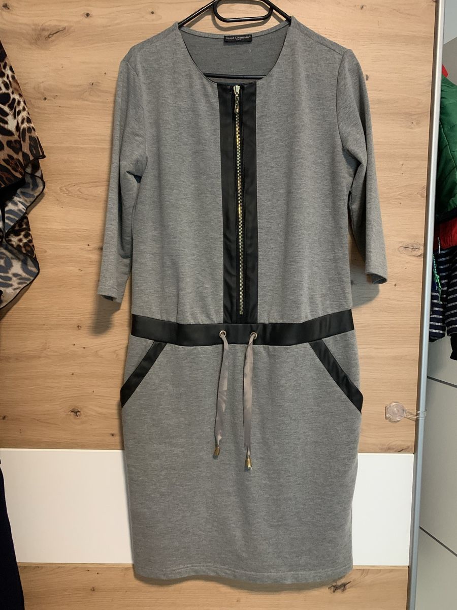Vestiti: Graues Kleid mit Reissverschluss, Gr M – Usato da Widen venduto da didy82 9