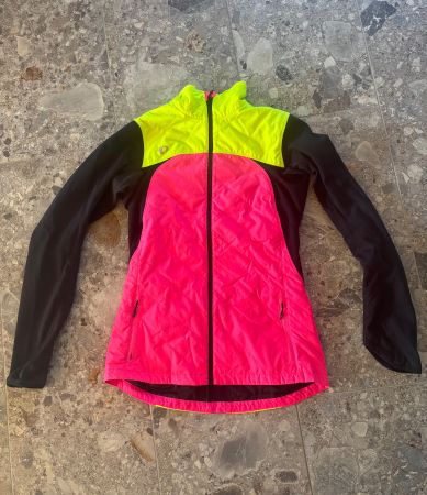 Pearl Izumi Damen Jacke Gr. M Neon Pink Schwarz Top!...