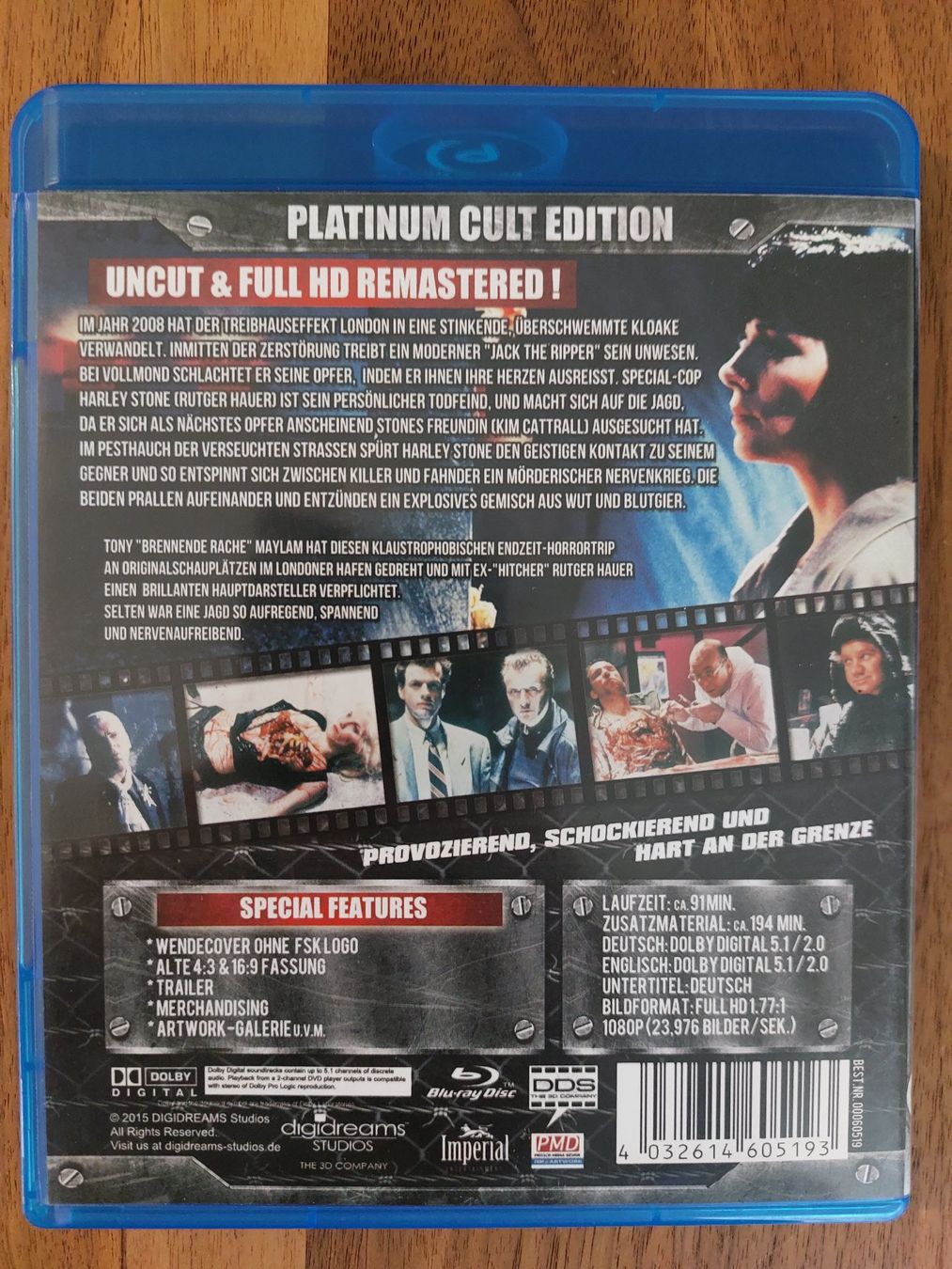 Tutti i DVDs: Blu Ray - Split Second (1992) Uncut – Usato da Rheinfelden venduto da Onyx74 1