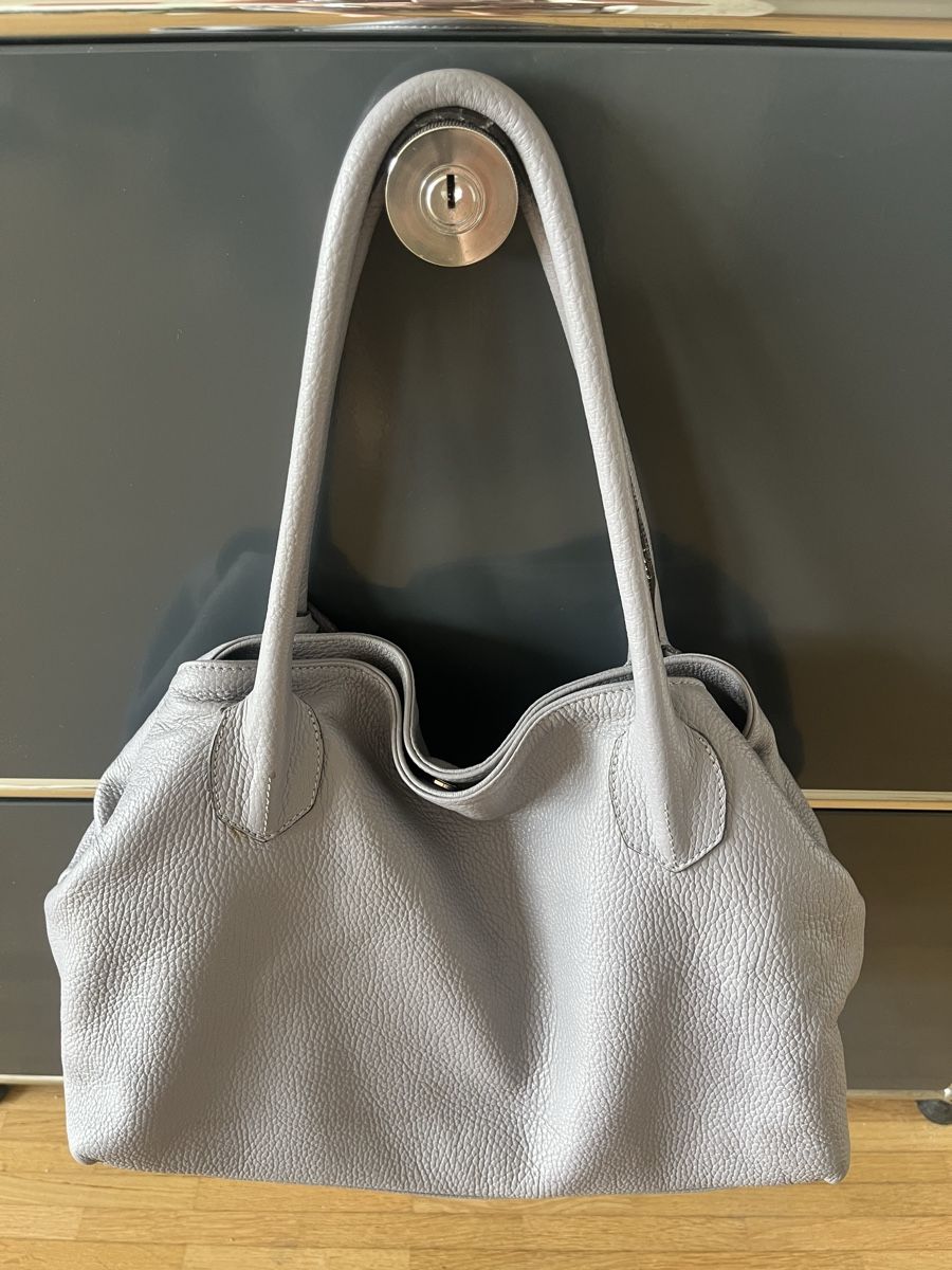 Abro Sacs femmes: Abro Handtasche Leder grau – Neuf (Voir description) à Luzern par CarpeLU 1