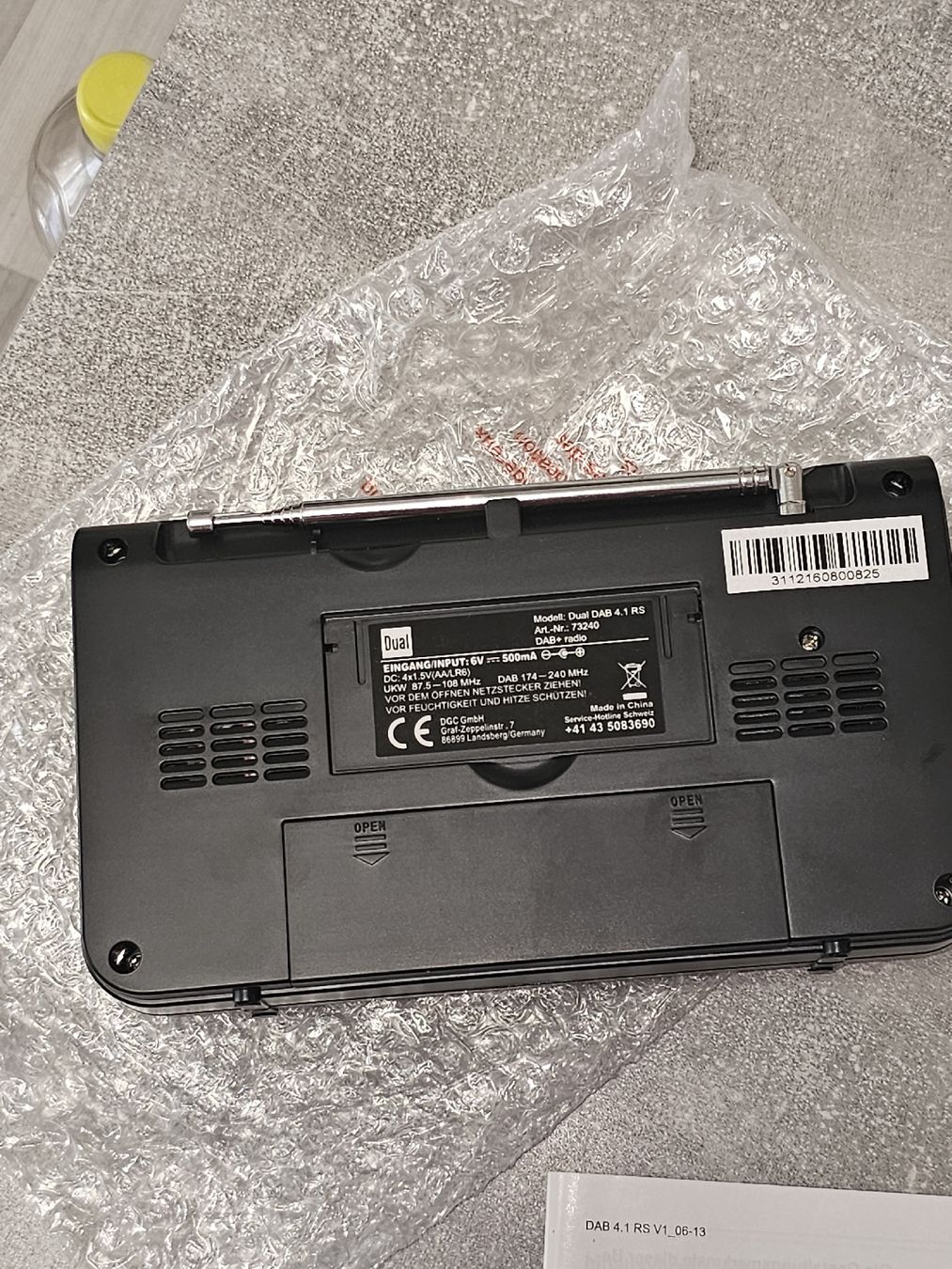 Dual Radios: Dual DAB+ Digitalradio FM portabel - Roter – Neu und originalverpackt aus Herzogenbuchsee von tgi_rln7 4