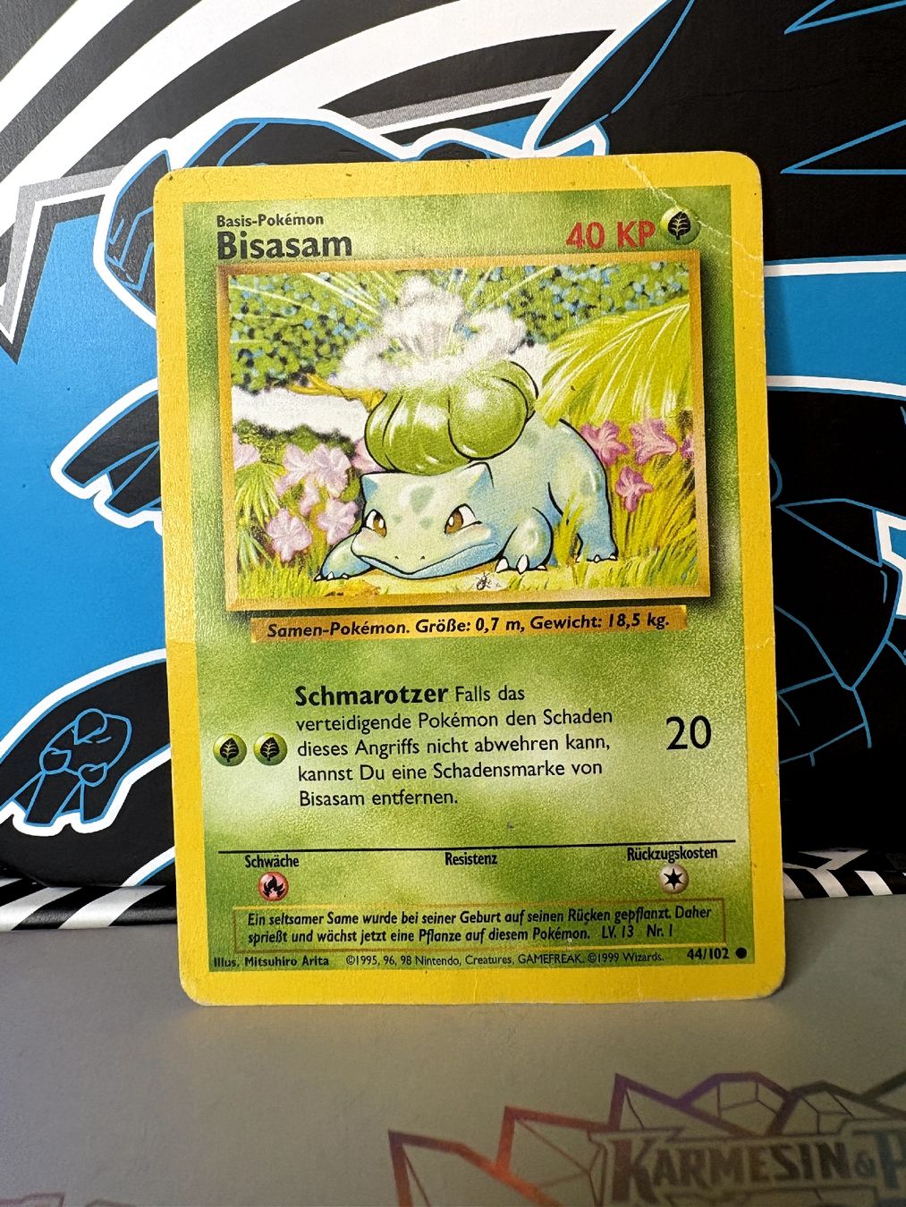 Pokémon Carte collezionabili: Bisasam Base Set DE  – Usato da Zürich venduto da Sysyem-pokemon