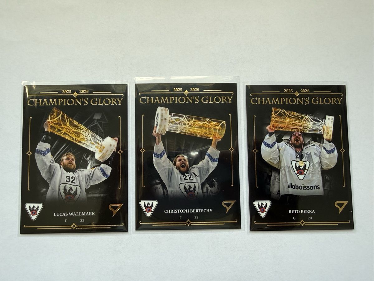 Sportzoo Carte collezionabili: Sportzoo playoff champions glory  – Nuovo e nell'imballaggio originale da Posieux venduto da figaro_nala