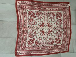Tuch rot / weiss