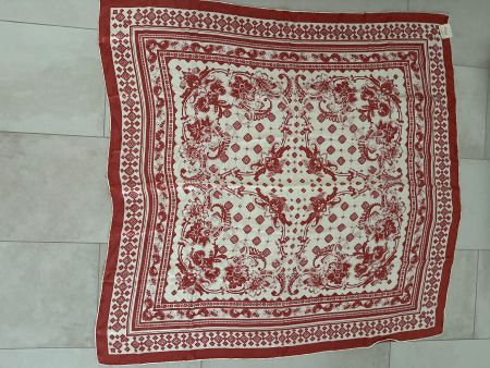 Tuch rot / weiss