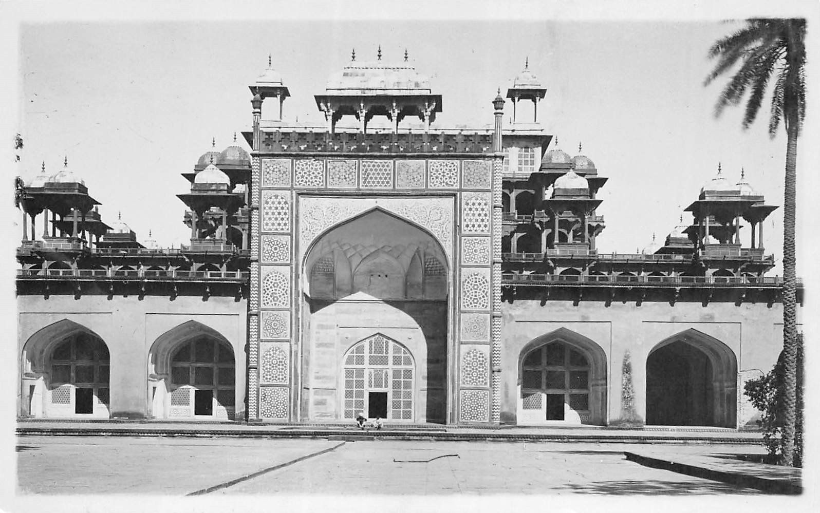 Cartoline postali: 3x Agra, Akbar's Tomb, Sikandra – Usato da Ottikon b.Kemptth. venduto da Neptun1974 2