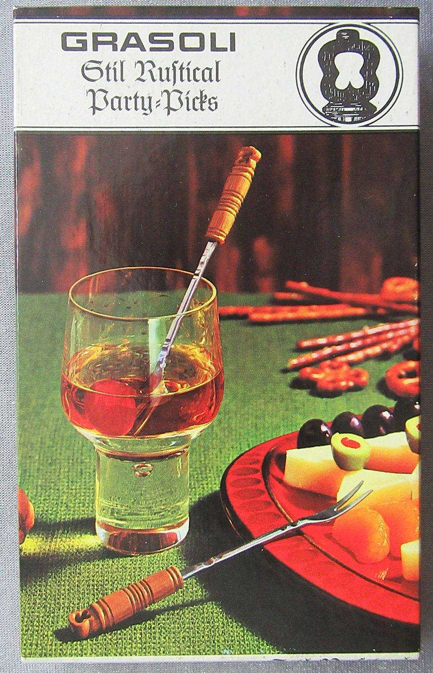 Fourchettes: Grasoli 6 Party-Picks - Stil Rustical - Apero Gabeln – D'occasion à Auenstein par Padabimbim 1