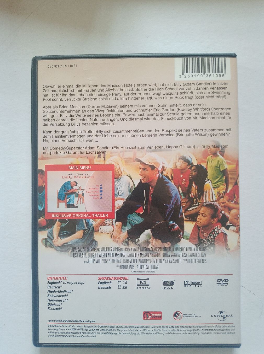 Alle DVDs: Billy Madison - DVD – Gebraucht aus Tann von Veebee6 1