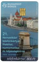 Telefonkarte Ungarn Telefonkartenbörse Budapest 2004