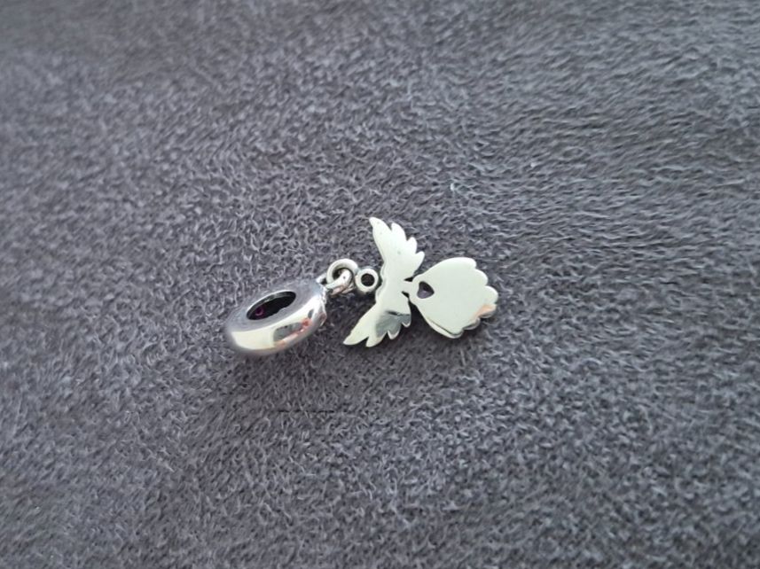 Anhänger: Silber Charm Engel +Garantie – Neu (gemäss Beschreibung) aus Rotkreuz von Carbone_Bijou-Shop 1