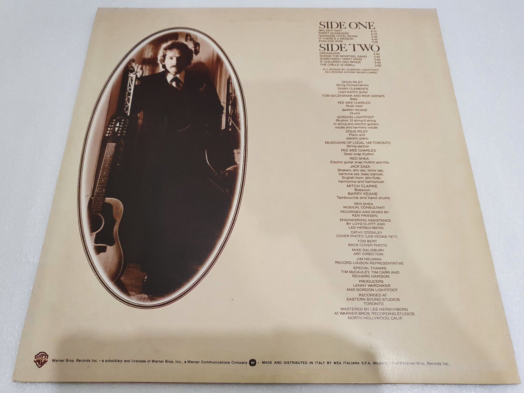 Dischi in vinile: Gordon Lightfoot – Endless Wire – Usato da Uster venduto da Vinyl-Leidenschaft 2