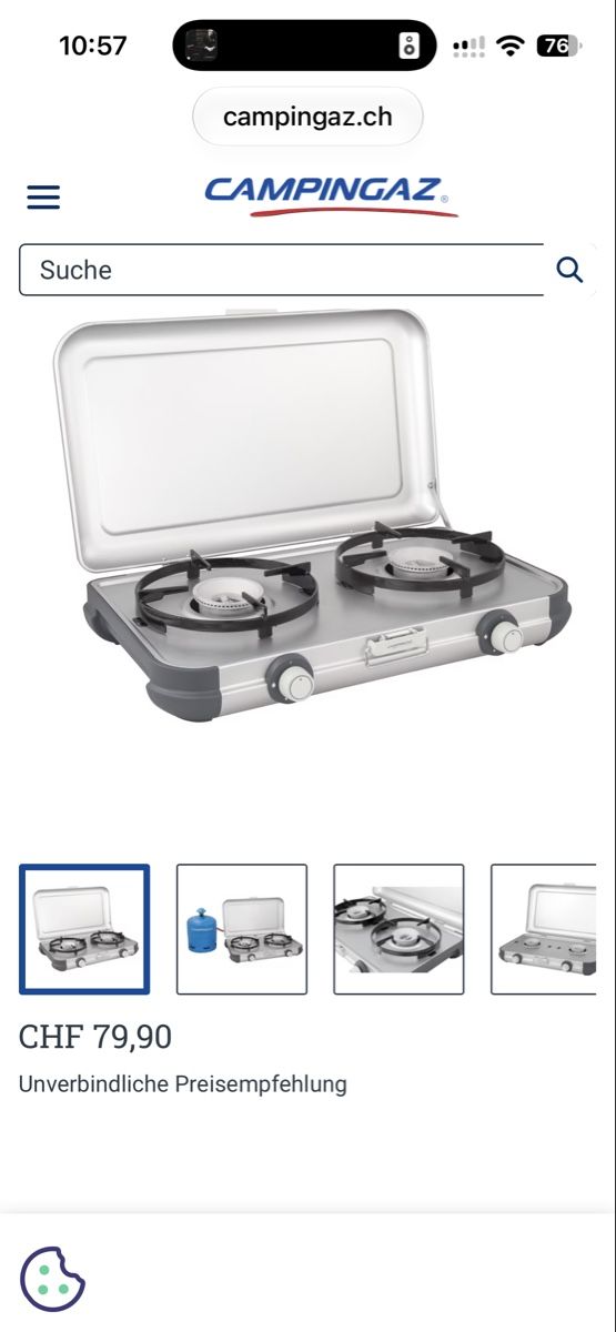 Herde: Campingaz Camping Kitchen 2 Kocher – Neu und originalverpackt aus Büetigen von seelandfire