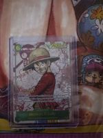 One Piece Karte Monkey D Luffy guter Zustand geschützt