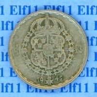 SEK___1.00 1945(TS) ss-vz 1 Krone