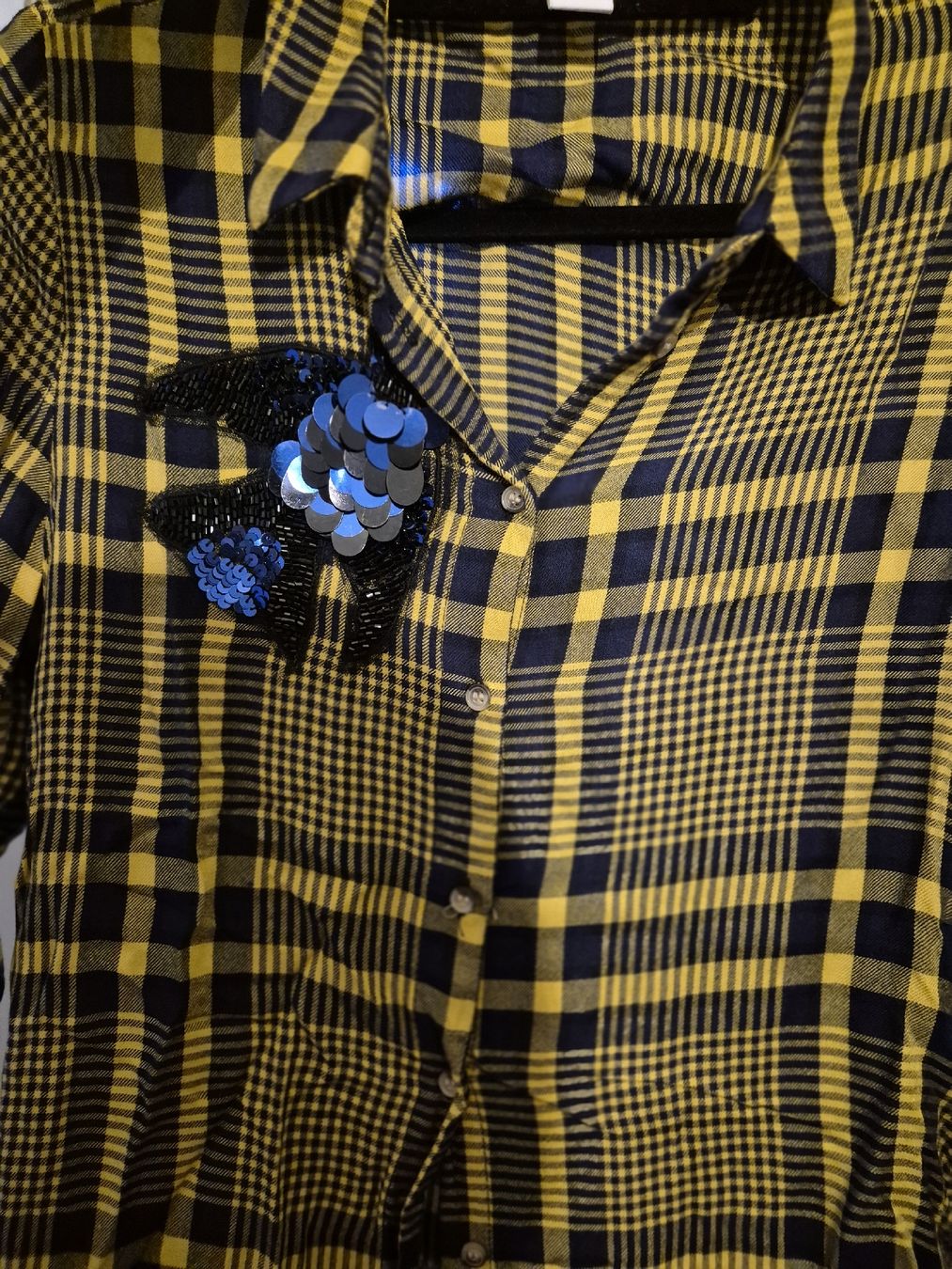 H&M Camicette: Gelb karierte Bluse mit Schmuck, Gr. M – Nuovo (secondo la descrizione) da Zürich venduto da mit_jz2x 5