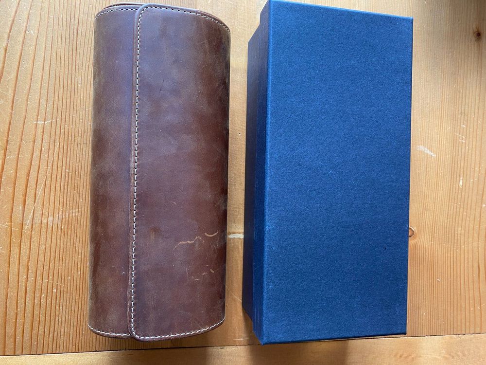 Uhrenrolle Für 2 Uhren, Leder Quattro Bei