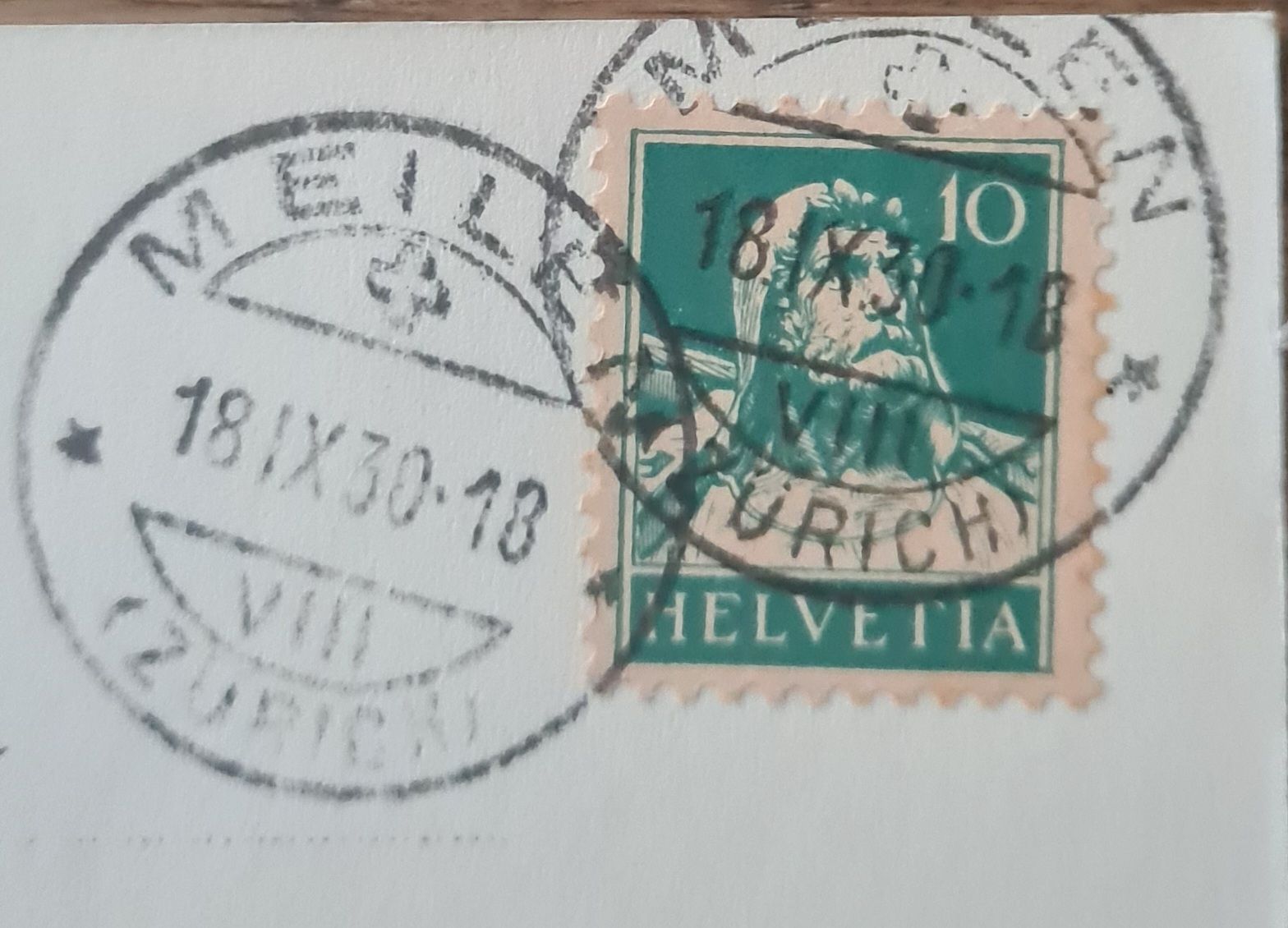 Cartoline postali: Hohenegg bei Meilen 1930 – Usato da Ebikon venduto da Donar50 2