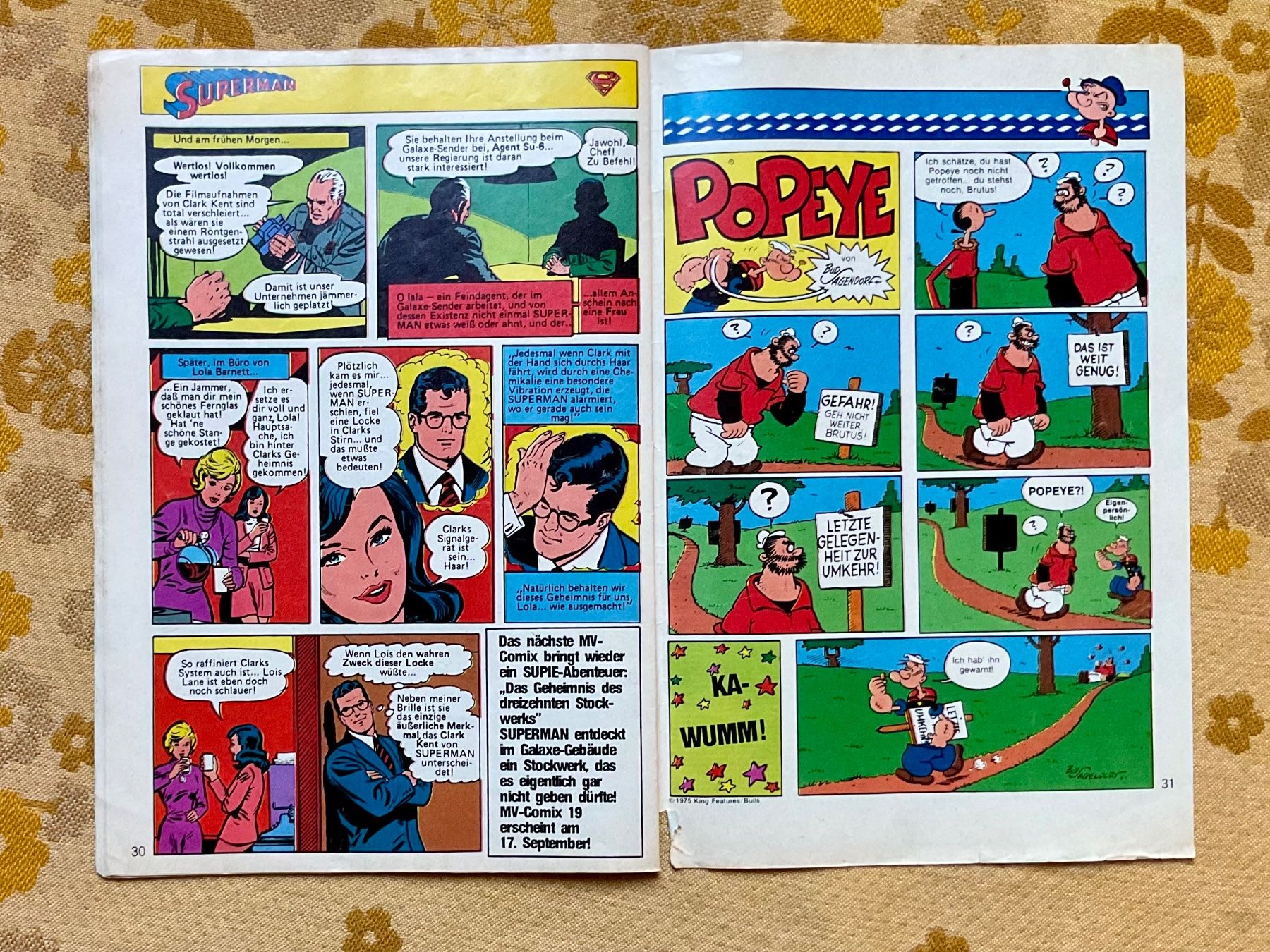 Fumetti: MV Comix Heft Nr 18 von 1975 – Usato da Endingen venduto da nathan05 8