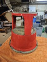 Rollhocker rot Tritt Hocker Stufe mit Rollen Trittstufe 