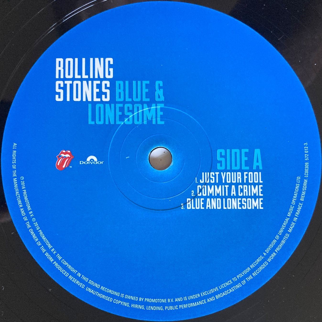 Vinyles: ROLLING STONES - BLUE & LONESOME – D'occasion à Bottens par hotter-than-hell 4