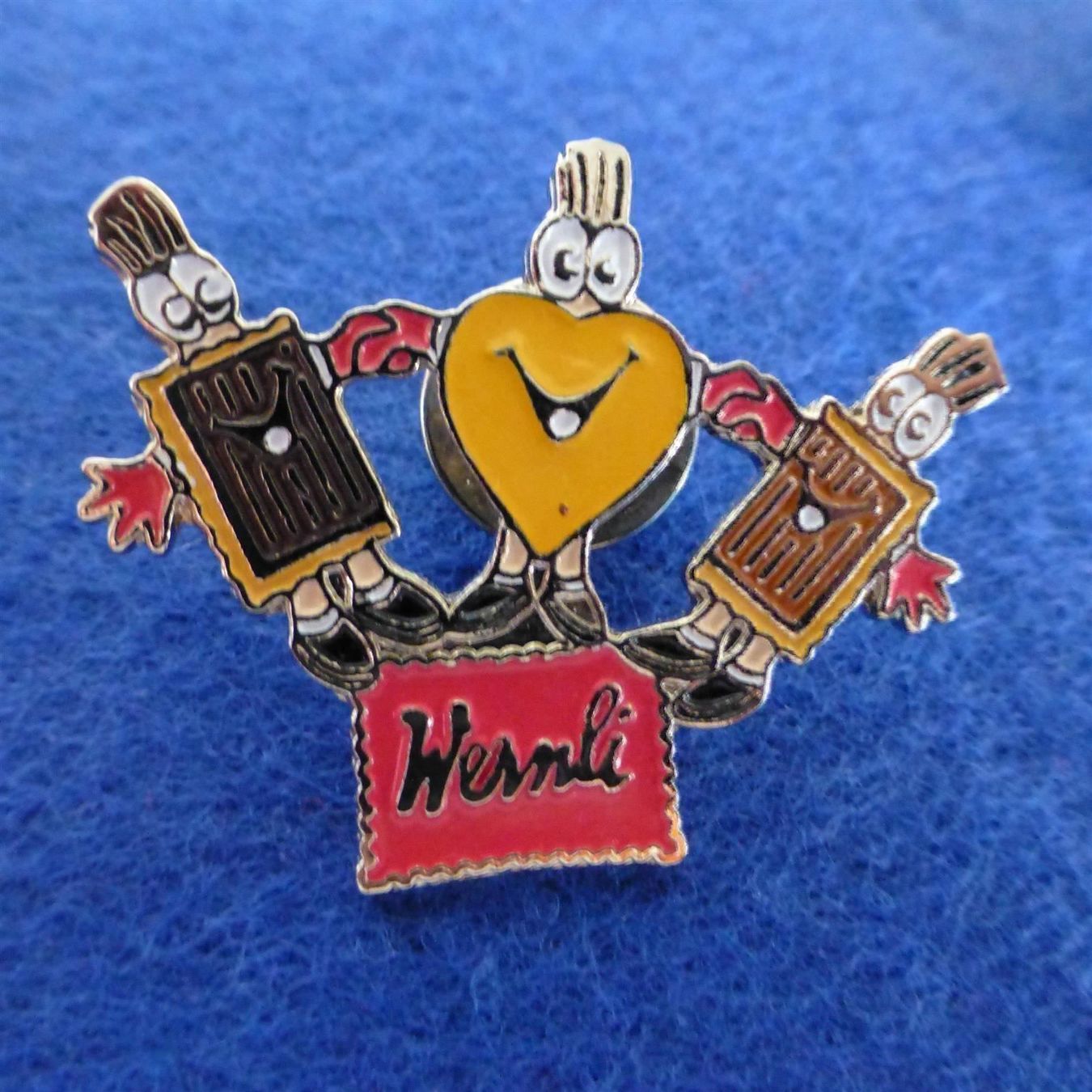 Plaketten & Abzeichen: Pin Sammlung Wernli, 4 Stück – Gebraucht aus Basel von Falconis 4