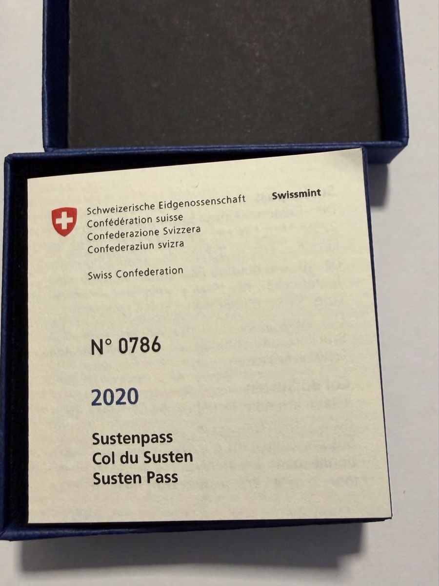 Tutti le monete: 20.- Sustenpass 2020 PP Ag – Nuovo (secondo la descrizione) da Breganzona venduto da Sandro003 1