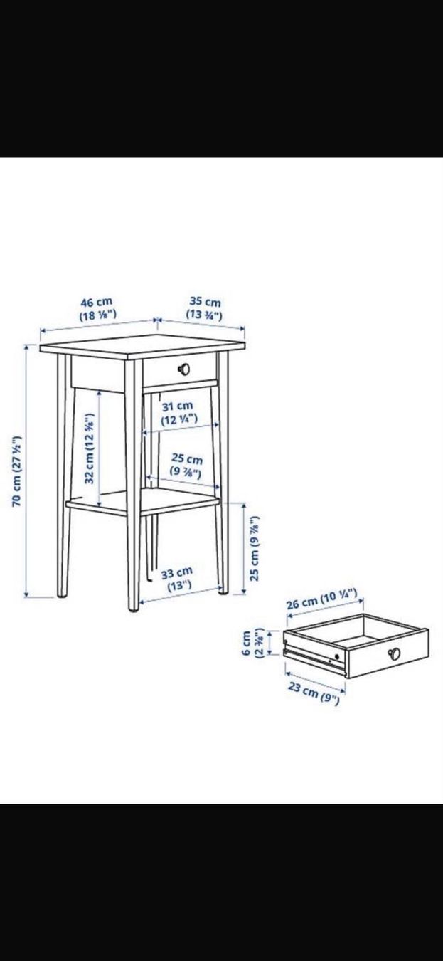 Tables de nuit: Nachttisch – D'occasion à Oberentfelden par dar_7gzv 1