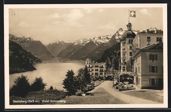 Ansichtskarten: AK Seelisberg, Hotel Sonnenberg, 1926 – Gebraucht aus Berlin von bartko-reher