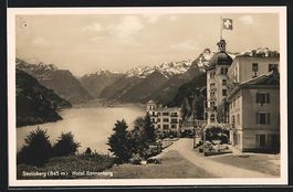 AK Seelisberg, Hotel Sonnenberg, 1926