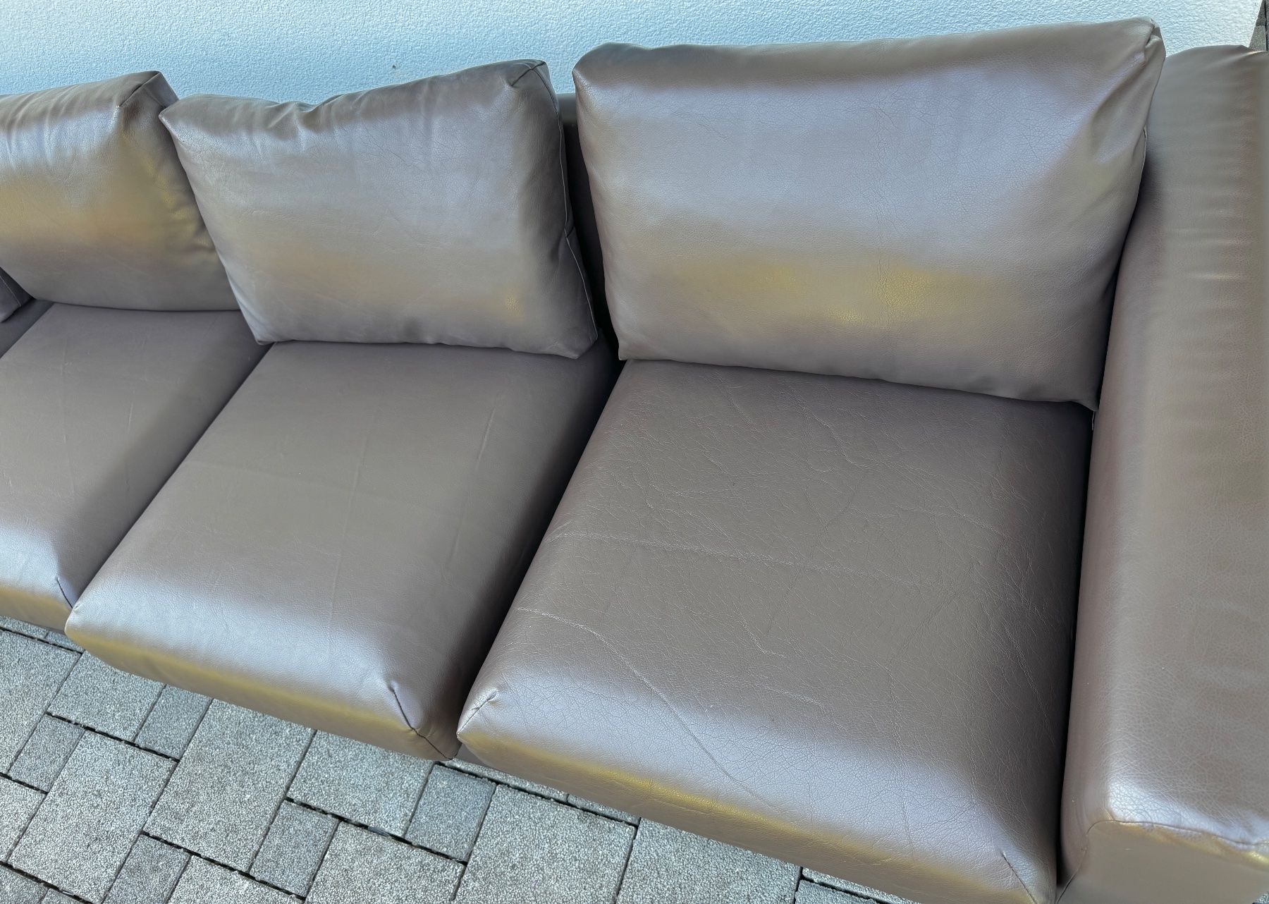 Sofas: Ecksofa Leder dunkelbraun guter Zustand – Gebraucht aus Oberentfelden von Loti5 5