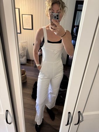Sommerlicher Jumpsuit in Weiss - Grösse 36 (S)