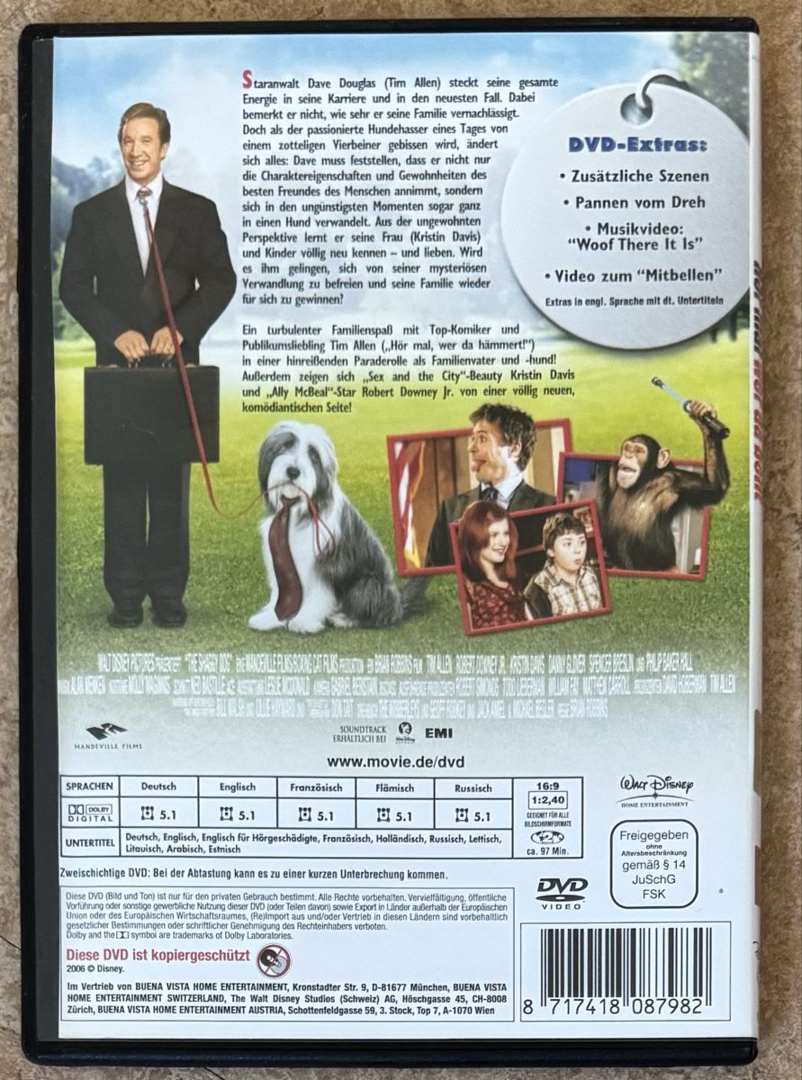 Tutti i DVDs: SHAGGY DOG – Nuovo (secondo la descrizione) da Dietikon venduto da AndreaSch01 1