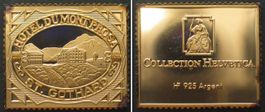 COLLECTION HELVETICA, Hotelpost St. Gotthard 1883, Silberbar