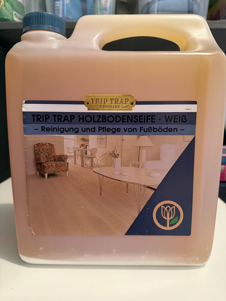 Prodotti di pulizia: Trip Trap Holzbodenseife, weiss, 5Lt – Nuovo e nell'imballaggio originale da Zürich venduto da leo0105