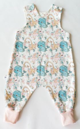 Strampler mit Fantasy Tiere Gr.74/80 / 12 Monate - NEU