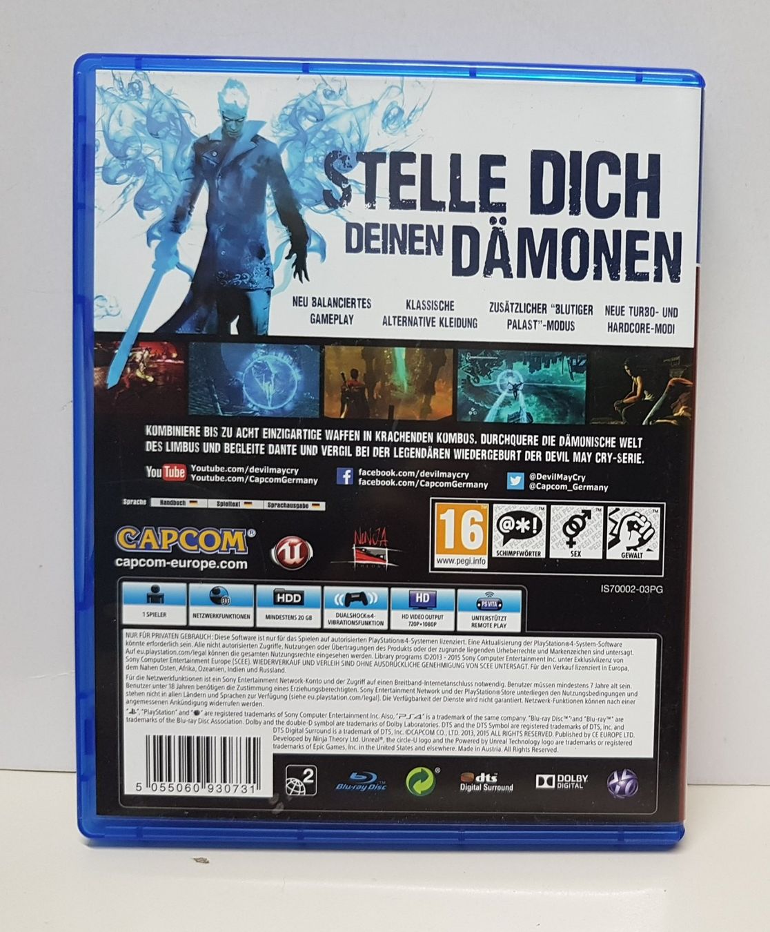 Sony Spiele: 🥷 DMCA Devil May Cry Definitive Edition  PS 4 – Gebraucht aus Schüpfheim von Games_Spielkonsolen 2