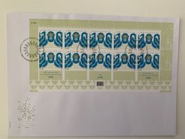 2006 Sondermarken Jugendstil Kleinbogen auf Ersttagbrief.