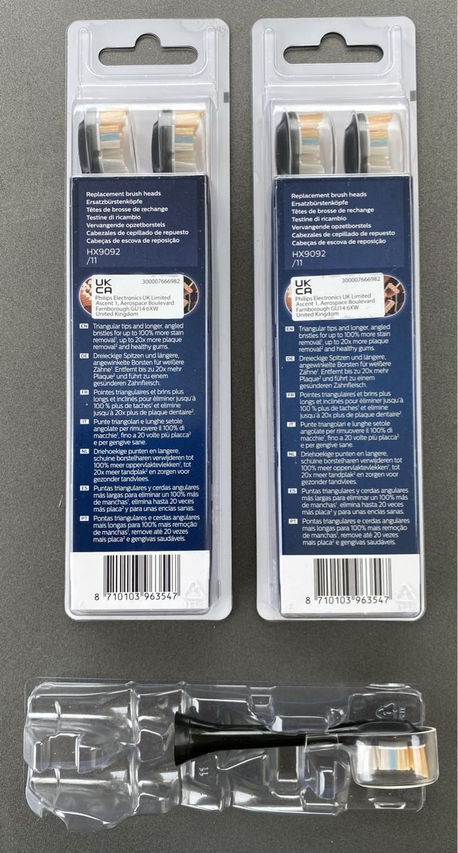 Philips Sonicare Cura dei denti: 5x Ersatzzahnbürsten Philips sonicare A3 Premium – Nuovo e nell'imballaggio originale da Dietlikon venduto da Sa_Biene 1